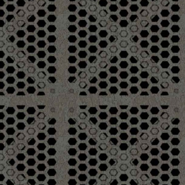 Textures   -   MATERIALS   -   METALS   -   Perforated  - Iron industrial perforate metal texture seamless 10533 - HR Full resolution preview demo