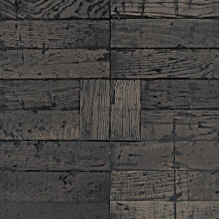 Textures   -   ARCHITECTURE   -   WOOD FLOORS   -   Parquet square  - Old dark wood flooring square texture seamless 20480 - HR Full resolution preview demo