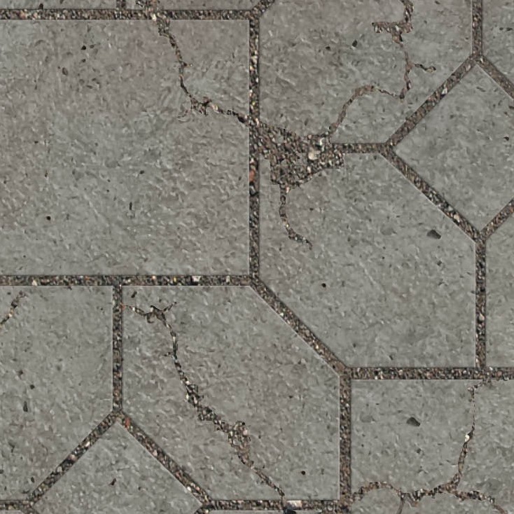 Textures   -   ARCHITECTURE   -   PAVING OUTDOOR   -   Concrete   -   Blocks damaged  - Concrete paving outdoor damaged texture seamless 05560 - HR Full resolution preview demo