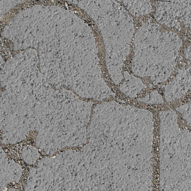 Textures   -   ARCHITECTURE   -   PAVING OUTDOOR   -   Concrete   -   Blocks damaged  - Concrete paving outdoor damaged texture seamless 05546 - HR Full resolution preview demo