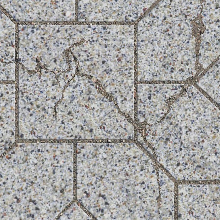 Textures   -   ARCHITECTURE   -   PAVING OUTDOOR   -   Concrete   -   Blocks damaged  - Concrete paving outdoor damaged texture seamless 05551 - HR Full resolution preview demo