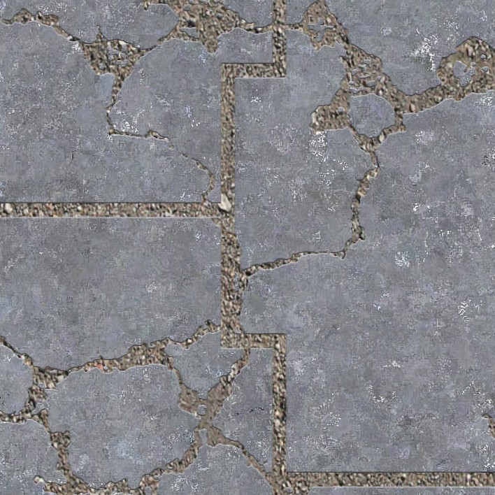 Textures   -   ARCHITECTURE   -   PAVING OUTDOOR   -   Concrete   -   Blocks damaged  - Concrete paving outdoor damaged texture seamless 05552 - HR Full resolution preview demo