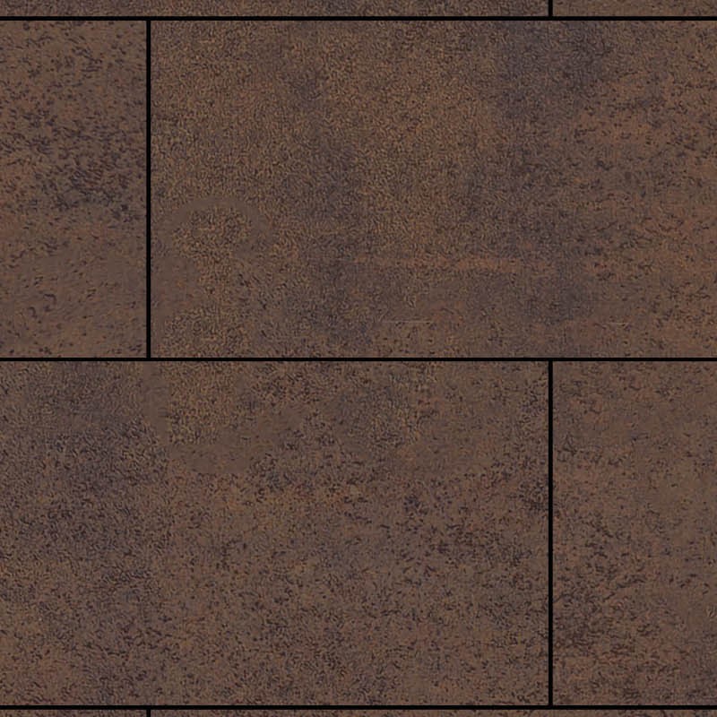 Textures   -   ARCHITECTURE   -   TILES INTERIOR   -   Design Industry  - corten effect stoneware tiles Pbr texture seamless 22178 - HR Full resolution preview demo