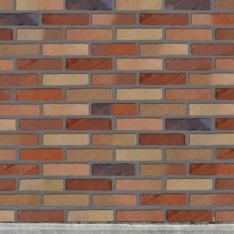 Textures   -   ARCHITECTURE   -   BRICKS   -   Facing Bricks   -   Smooth  - Wall facing smooth bricks texture seamless 00332 - HR Full resolution preview demo