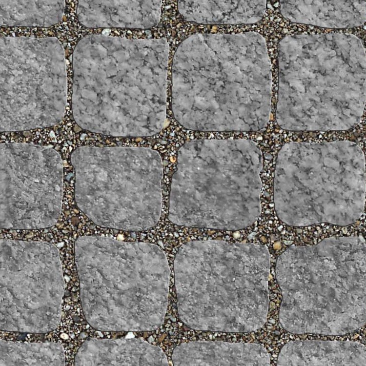 Textures   -   ARCHITECTURE   -   ROADS   -   Paving streets   -   Cobblestone  - Street paving cobblestone texture seamless 07424 - HR Full resolution preview demo