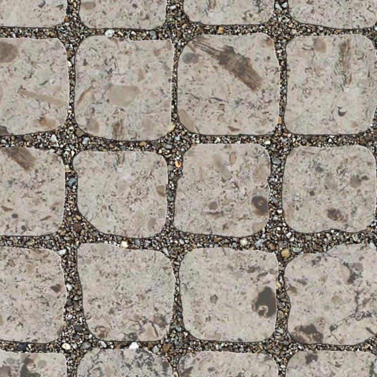 Textures   -   ARCHITECTURE   -   ROADS   -   Paving streets   -   Cobblestone  - Street paving cobblestone texture seamless 07425 - HR Full resolution preview demo