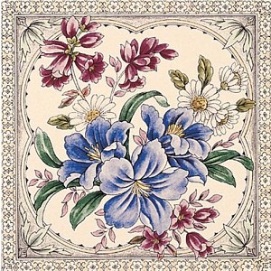 Textures   -   ARCHITECTURE   -   TILES INTERIOR   -  Ornate tiles - Floral tiles