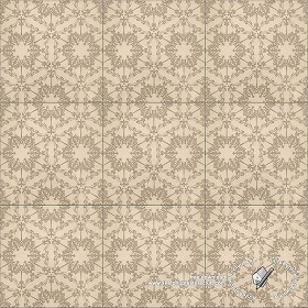 Textures   -   ARCHITECTURE   -   TILES INTERIOR   -   Ornate tiles   -  Mixed patterns - Ceramic ornate tile texture seamless 20229