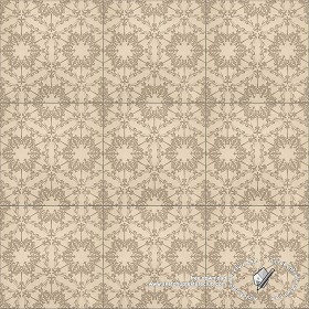 Textures   -   ARCHITECTURE   -   TILES INTERIOR   -   Ornate tiles   -   Mixed patterns  - Ceramic ornate tile texture seamless 20229 (seamless)