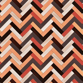 Textures   -   ARCHITECTURE   -   WOOD FLOORS   -  Herringbone - Herringbone colored parquet texture seamless 04887