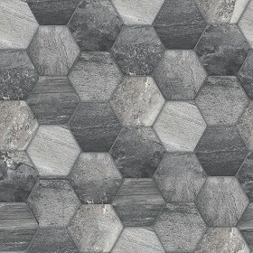Textures   -   ARCHITECTURE   -   TILES INTERIOR   -   Hexagonal mixed  - Hexagonal stone tile texture seamless 16865 (seamless)
