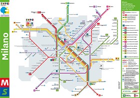 Textures   -   ARCHITECTURE   -   DECORATIVE PANELS   -   World maps   -  Metr&#242; maps - Milan metro map 03127