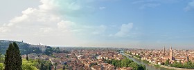 Textures   -   BACKGROUNDS &amp; LANDSCAPES   -  CITY &amp; TOWNS - Verona italy city landscape 17480