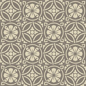 Textures   -   ARCHITECTURE   -   TILES INTERIOR   -   Cement - Encaustic   -  Victorian - Victorian cement floor tile texture seamless 13655