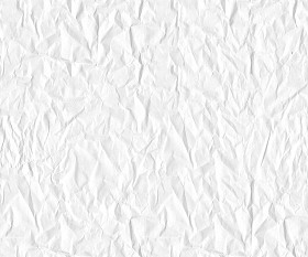 Textures   -   MATERIALS   -   PAPER  - White crumpled paper texture seamless 10823 (seamless)