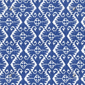 Blue covering fabric geometric jacquard texture seamless 20938