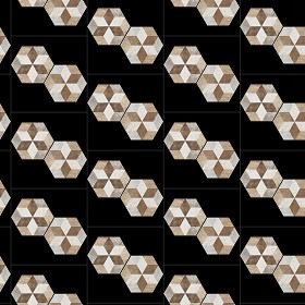Textures   -   ARCHITECTURE   -   TILES INTERIOR   -  Hexagonal mixed - Hexagonal tile texture seamless 16866