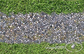 Textures   -   ARCHITECTURE   -   PAVING OUTDOOR   -  Parks Paving - Park cobblestone paving texture seamless 18662