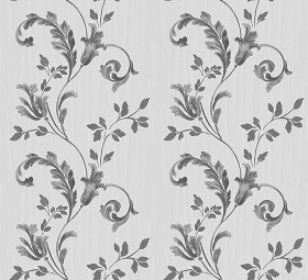 Textures   -   MATERIALS   -   WALLPAPER   -   Parato Italy   -   Dhea  - Ramage floral wallpaper dhea by parato texture seamless 11283 - Specular