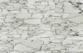 Textures   -   ARCHITECTURE   -   TILES INTERIOR   -   Marble tiles   -  White - Arabesqued carrara white marble floor tile texture seamless 14804