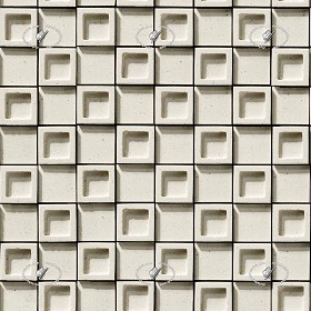 Textures   -   ARCHITECTURE   -  WALLS TILE OUTSIDE - Concrete exterior wall tiles texture seamless 21288