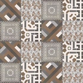 Textures   -   ARCHITECTURE   -   TILES INTERIOR   -   Ornate tiles   -  Patchwork - Patchwork tile texture seamless 16590