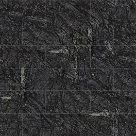 Textures   -   ARCHITECTURE   -   TILES INTERIOR   -   Marble tiles   -  Black - Soapstone black marble tile texture seamless 14113