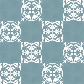 Textures   -   ARCHITECTURE   -   TILES INTERIOR   -   Cement - Encaustic   -   Encaustic  - Traditional encaustic cement ornate tile texture seamless 13437 (seamless)