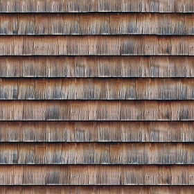 Textures   -   ARCHITECTURE   -   ROOFINGS   -  Shingles wood - Wood shingle roof texture seamless 03780