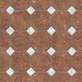 Textures   -   ARCHITECTURE   -   PAVING OUTDOOR   -   Terracotta   -  Blocks regular - Cotto paving outdoor regular blocks texture seamless 06641