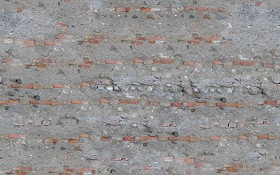 Textures   -   ARCHITECTURE   -   STONES WALLS   -  Damaged walls - Damaged wall stone texture seamless 08238
