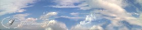 Textures   -   BACKGROUNDS &amp; LANDSCAPES   -  SKY &amp; CLOUDS - Panoramic sky with clouds background 17781