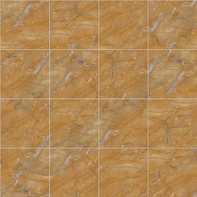 Textures   -   ARCHITECTURE   -   TILES INTERIOR   -   Marble tiles   -  Yellow - Siena yellow marble floor tile texture seamless 14898