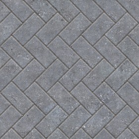 Textures   -   ARCHITECTURE   -   PAVING OUTDOOR   -   Pavers stone   -  Herringbone - Stone paving outdoor herringbone texture seamless 06511