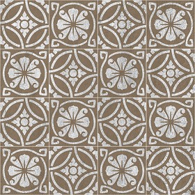 Textures   -   ARCHITECTURE   -   TILES INTERIOR   -   Cement - Encaustic   -   Victorian  - Victorian cement floor tile texture seamless 13658 (seamless)