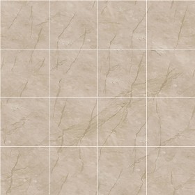 Textures   -   ARCHITECTURE   -   TILES INTERIOR   -   Marble tiles   -   Cream  - Adria beige marble tile texture seamless 14254 (seamless)