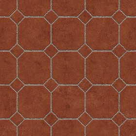 Textures   -   ARCHITECTURE   -   PAVING OUTDOOR   -   Terracotta   -  Blocks regular - Cotto paving outdoor regular blocks texture seamless 06642