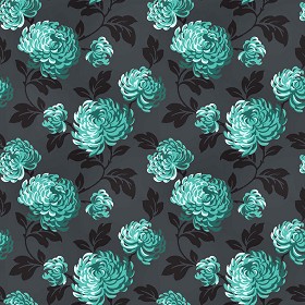 Textures   -   MATERIALS   -   WALLPAPER   -   Floral  - Floral wallpaper texture seamless 10987 (seamless)