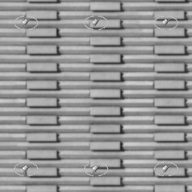 Textures   -   ARCHITECTURE   -   WALLS TILE OUTSIDE  - Outside ceramics wall cladding texture semaless 21292 - Displacement