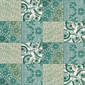 Textures   -   ARCHITECTURE   -   TILES INTERIOR   -   Ornate tiles   -   Patchwork  - Patchwork tile texture seamless 16592 (seamless)