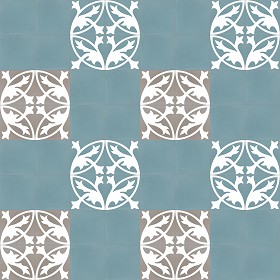 Textures   -   ARCHITECTURE   -   TILES INTERIOR   -   Cement - Encaustic   -  Encaustic - Traditional encaustic cement ornate tile texture seamless 13439