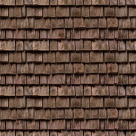 Textures   -   ARCHITECTURE   -   ROOFINGS   -  Shingles wood - Wood shingle roof texture seamless 03782
