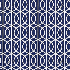 Textures   -   MATERIALS   -   FABRICS   -  Geometric patterns - Blue covering fabric geometric printed texture seamless 20942