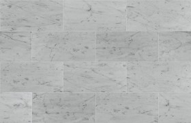 Textures   -   ARCHITECTURE   -   TILES INTERIOR   -   Marble tiles   -  White - Carrara white marble floor tile texture seamless 14807