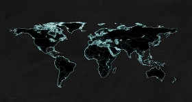 Textures   -   ARCHITECTURE   -   DECORATIVE PANELS   -   World maps   -  Chalkboard maps - Chalkboard interior decorative world map 03095