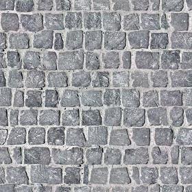 Textures   -   ARCHITECTURE   -   ROADS   -   Paving streets   -   Damaged cobble  - Dirt street paving cobblestone texture seamless 07448 (seamless)