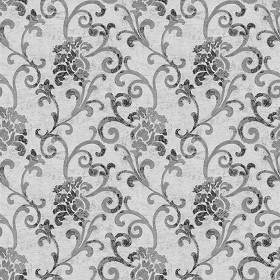 Textures   -   MATERIALS   -   WALLPAPER   -   Parato Italy   -   Creativa  - Flower english wallpaper creativa by parato texture seamless 11270 - Reflect