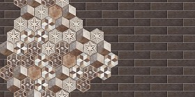 Textures   -   ARCHITECTURE   -   TILES INTERIOR   -  Hexagonal mixed - Hexagonal tile texture seamless 16870