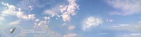 Textures   -   BACKGROUNDS &amp; LANDSCAPES   -   SKY &amp; CLOUDS  - Panoramic sky with clouds background 17783