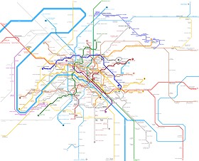 Textures   -   ARCHITECTURE   -   DECORATIVE PANELS   -   World maps   -   Metr&#242; maps  - Paris metro map 03132